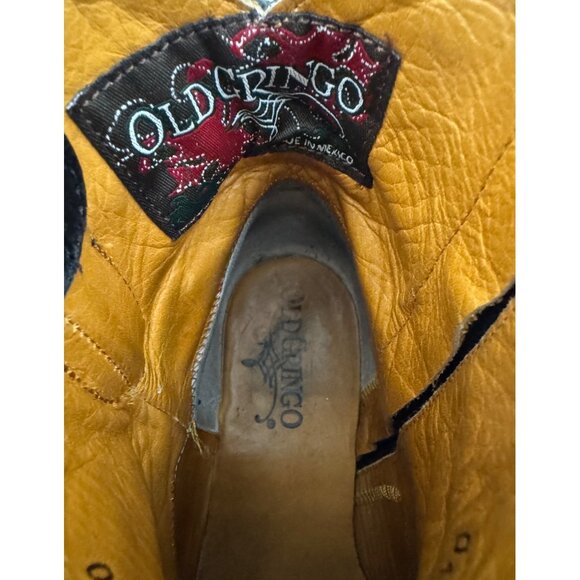 Size 8 Old Gringo Eagle Swarovski Crystals Snip Toe Ankle Cowboy Cowgirl Boots - Picture 10 of 14